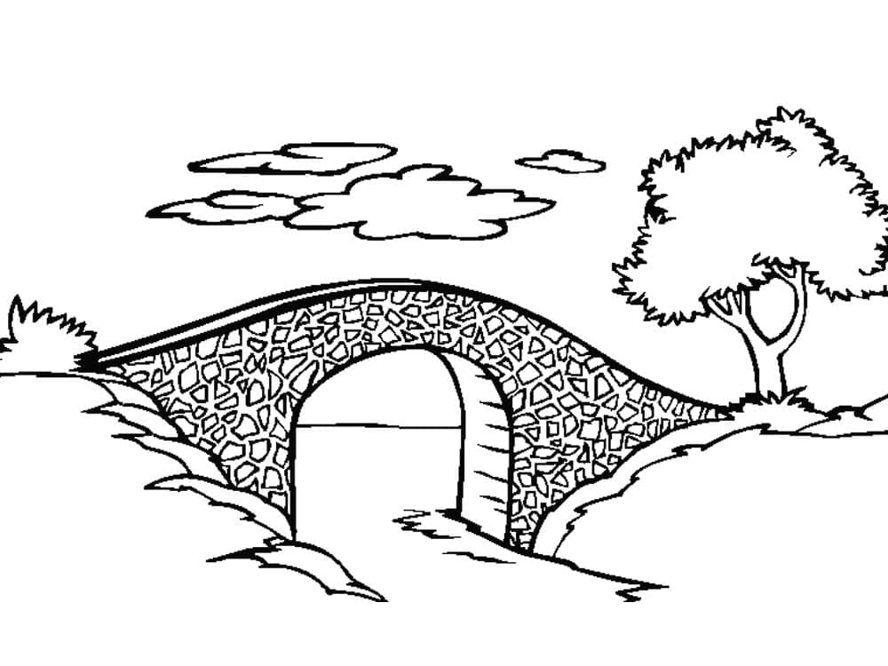 Pont Gratuit Pour les Enfants coloring page