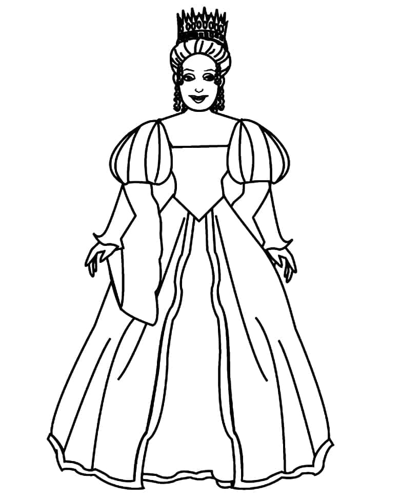 Reine 2 coloring page