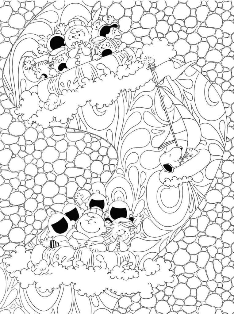 Snoopy 1 coloring page