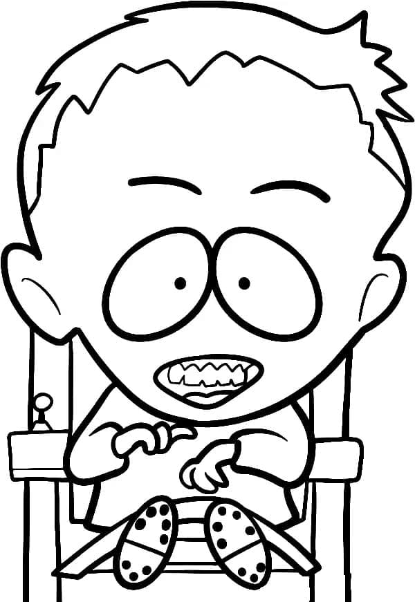 Timmy Burch de South Park coloring page