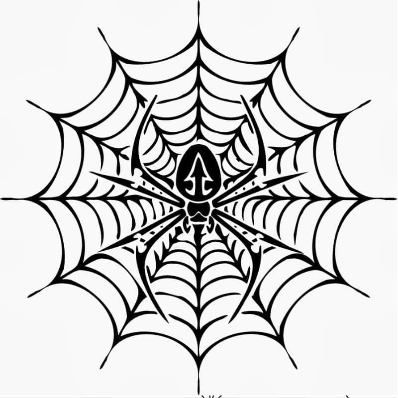 Toile d’Araignée Imprimable coloring page