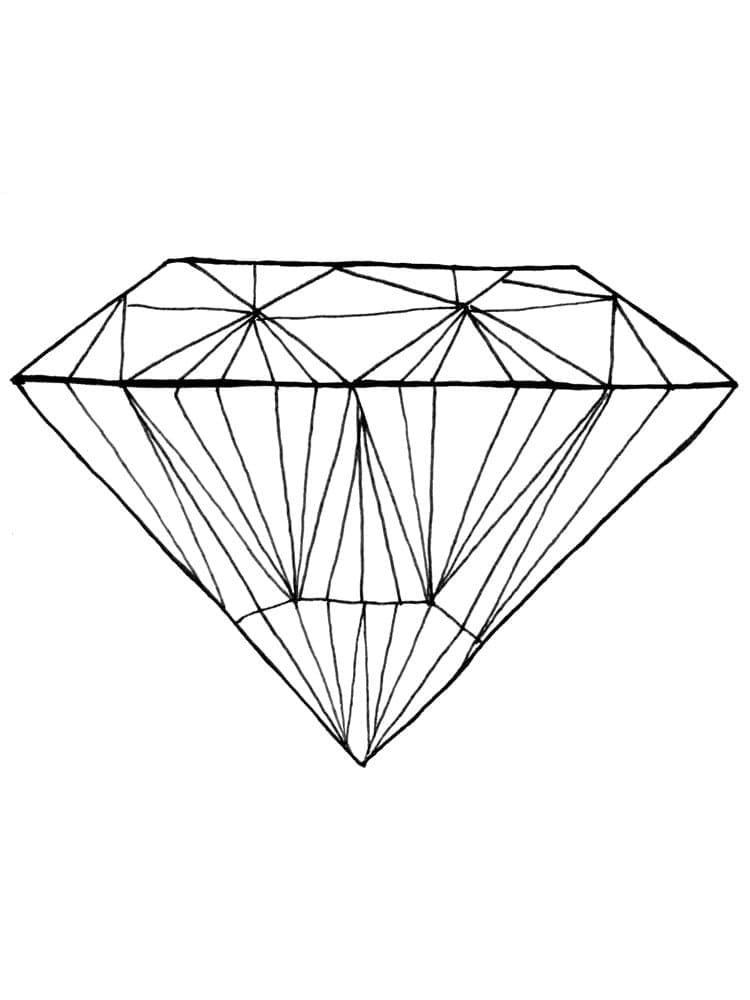 Un Gros Diamant coloring page
