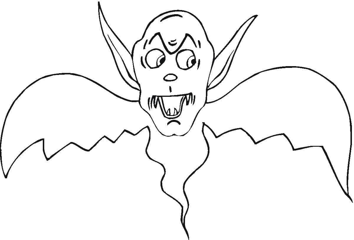 Vampire Dracula coloring page