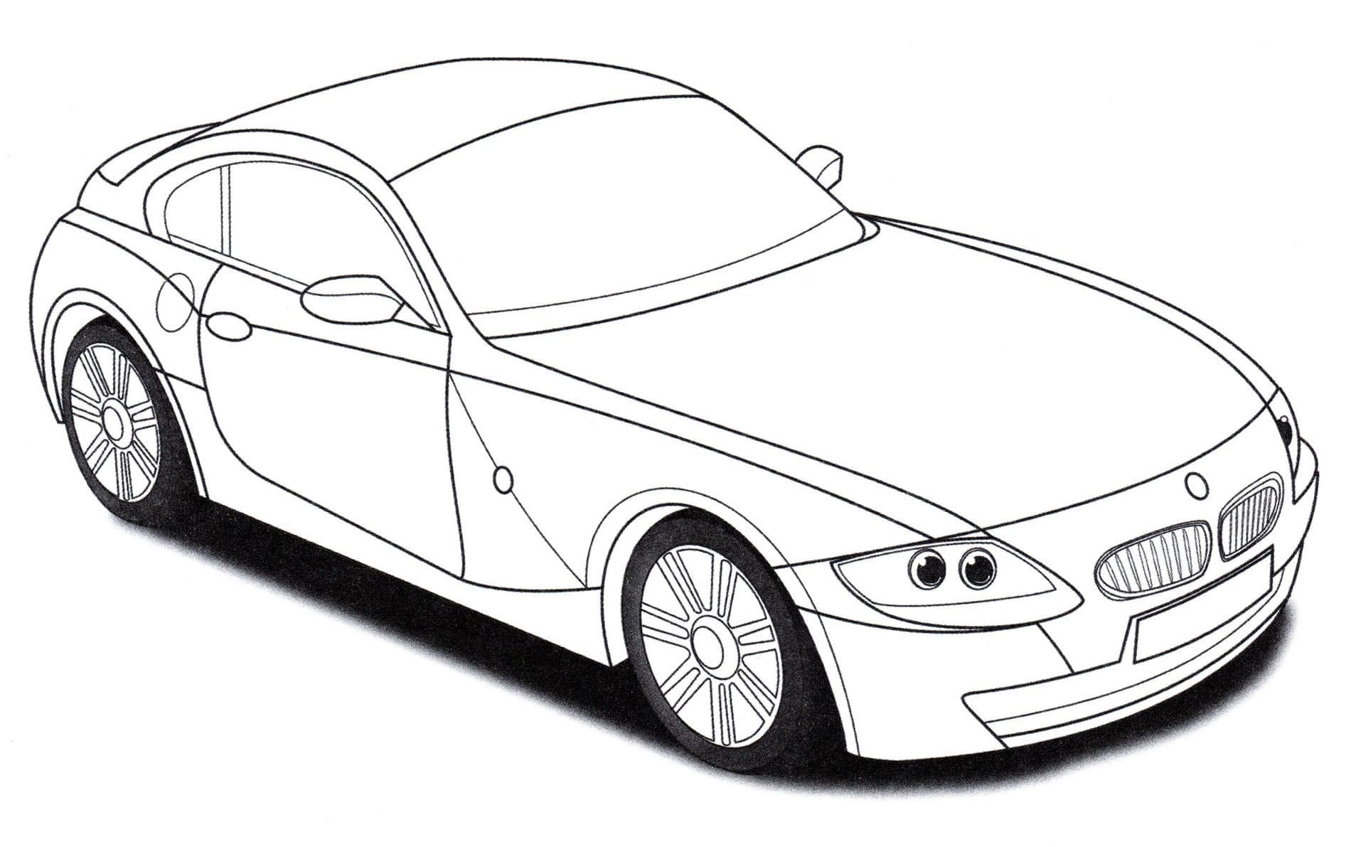 Voiture BMW Z4 M coloring page
