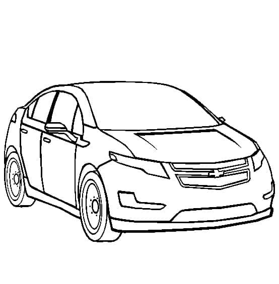 Voiture Chevrolet Gratuite Pour les Enfants coloring page