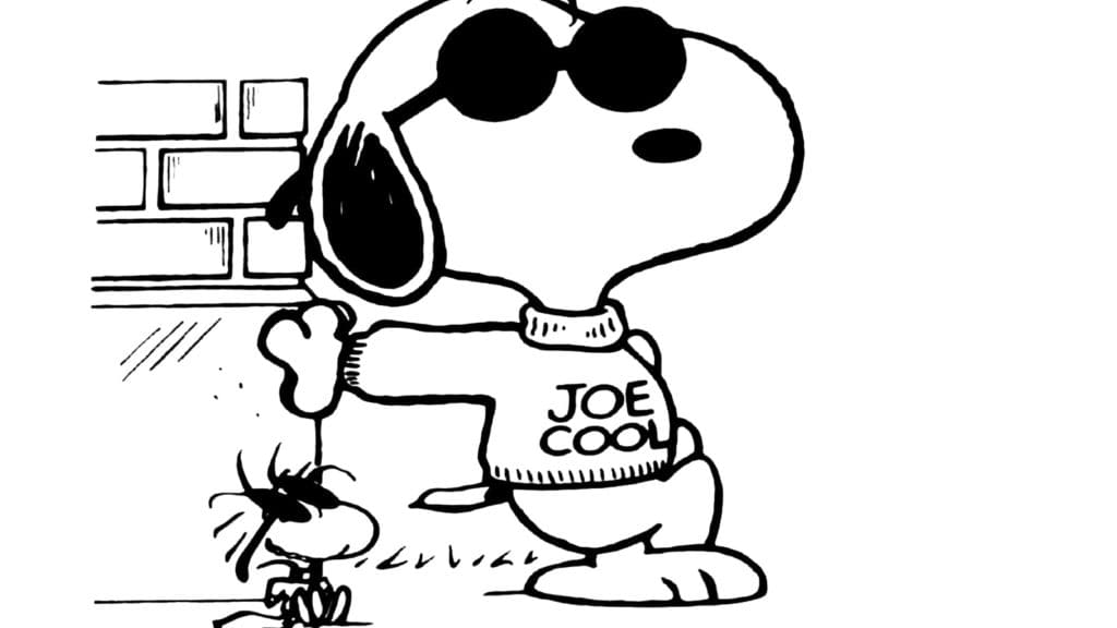 Coloriage Woodstock avec Snoopy