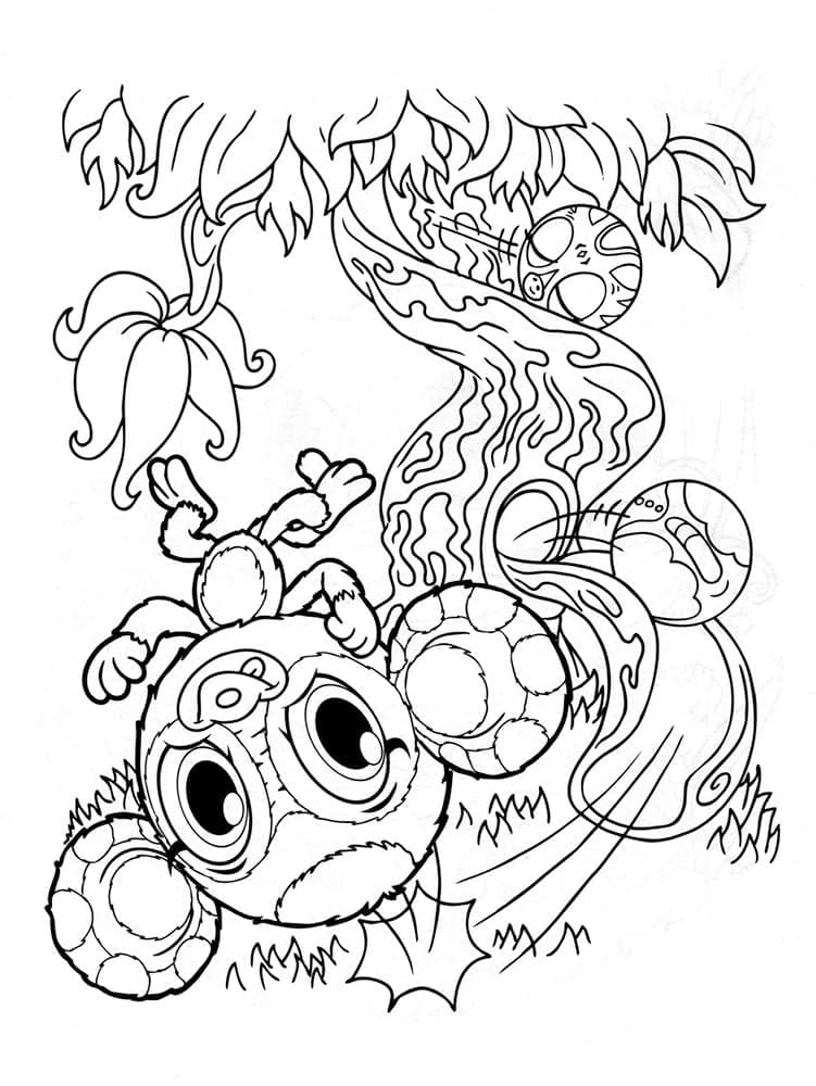 Zoobles 1 coloring page