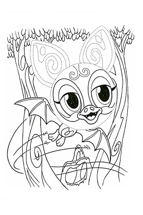 Zoobles 5 coloring page
