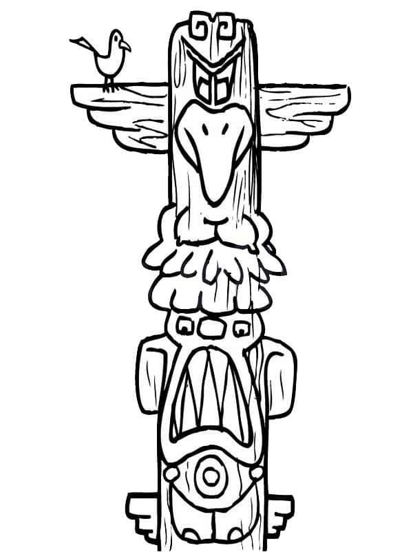 Totem 11 coloring page