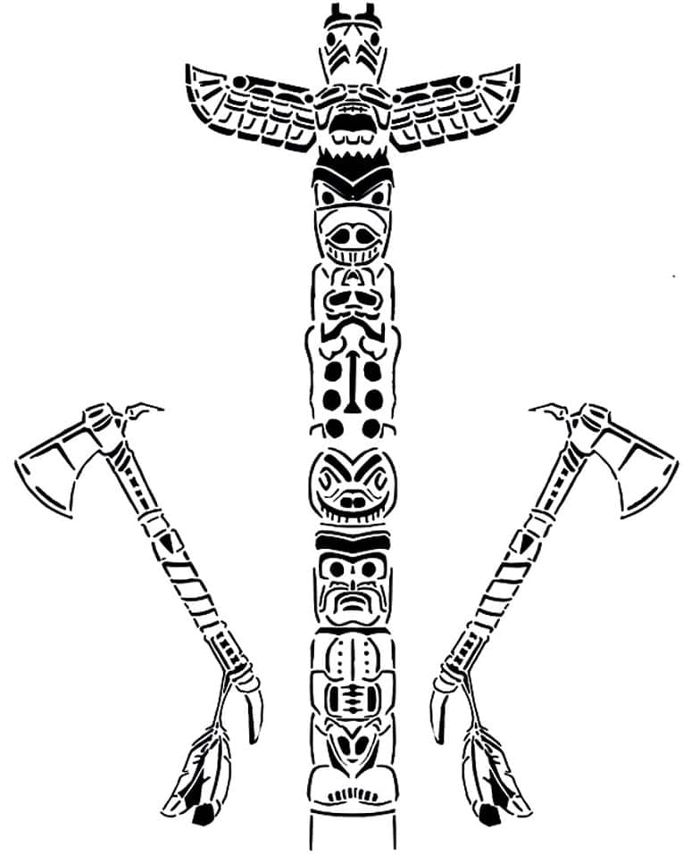 Totem 15 coloring page