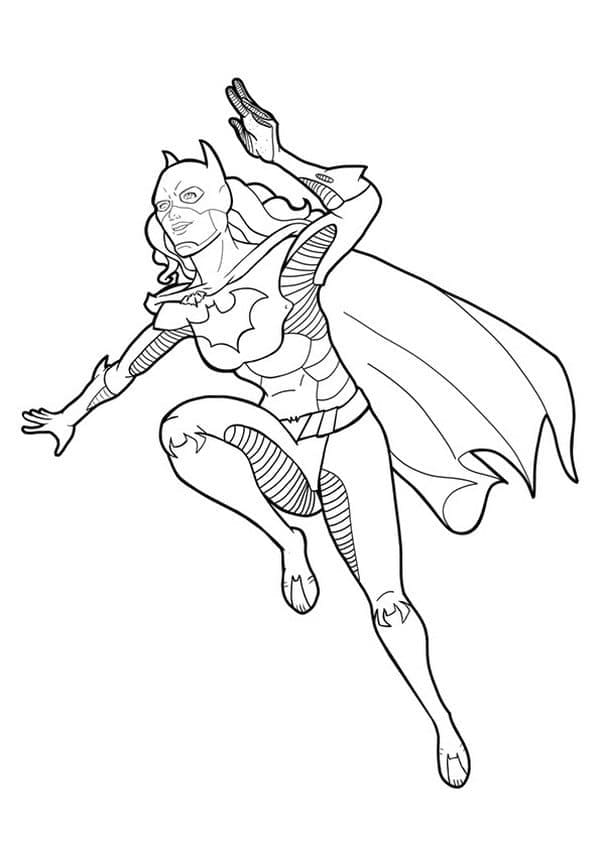 Coloriage Batgirl