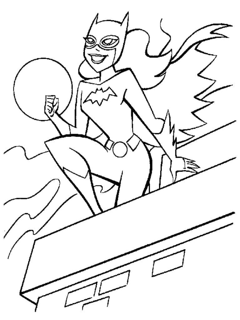 Batgirl Pour Enfants coloring page