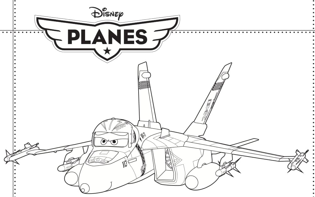 Bravo de Planes coloring page