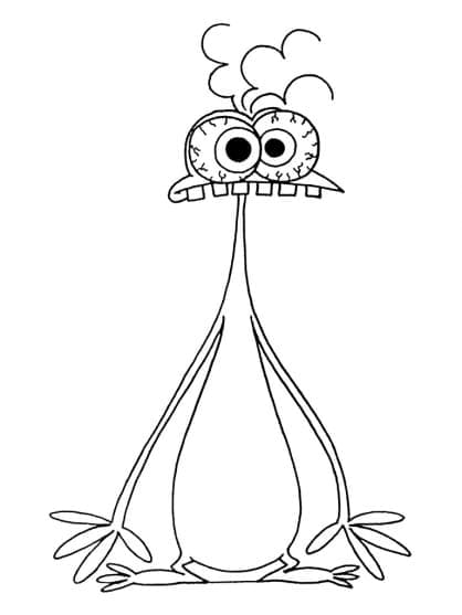 Bud Budiovitch Fou coloring page