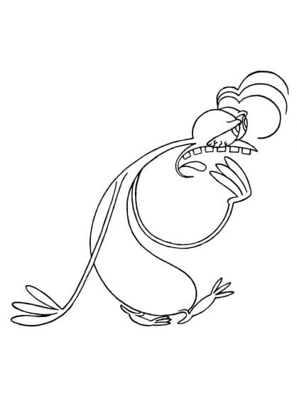 Bud Budiovitch Idiot coloring page