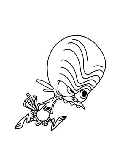 Candy Hector Caramella coloring page
