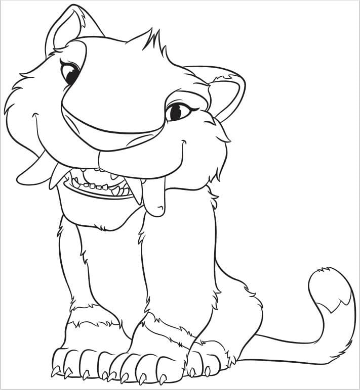 Coloriage Chunky Les Croods