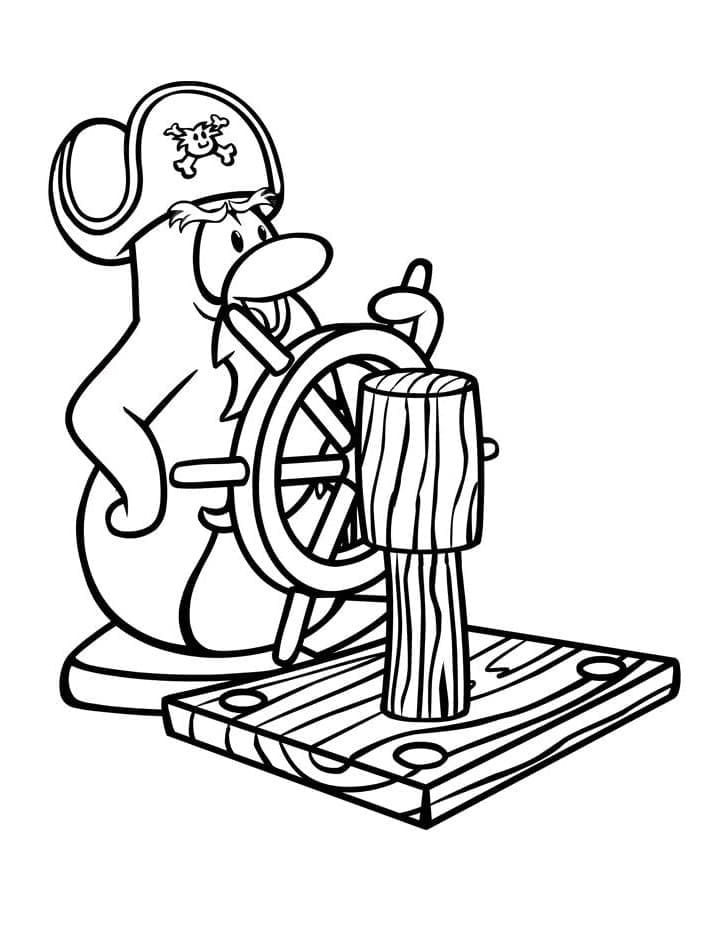 Club Penguin 11 coloring page
