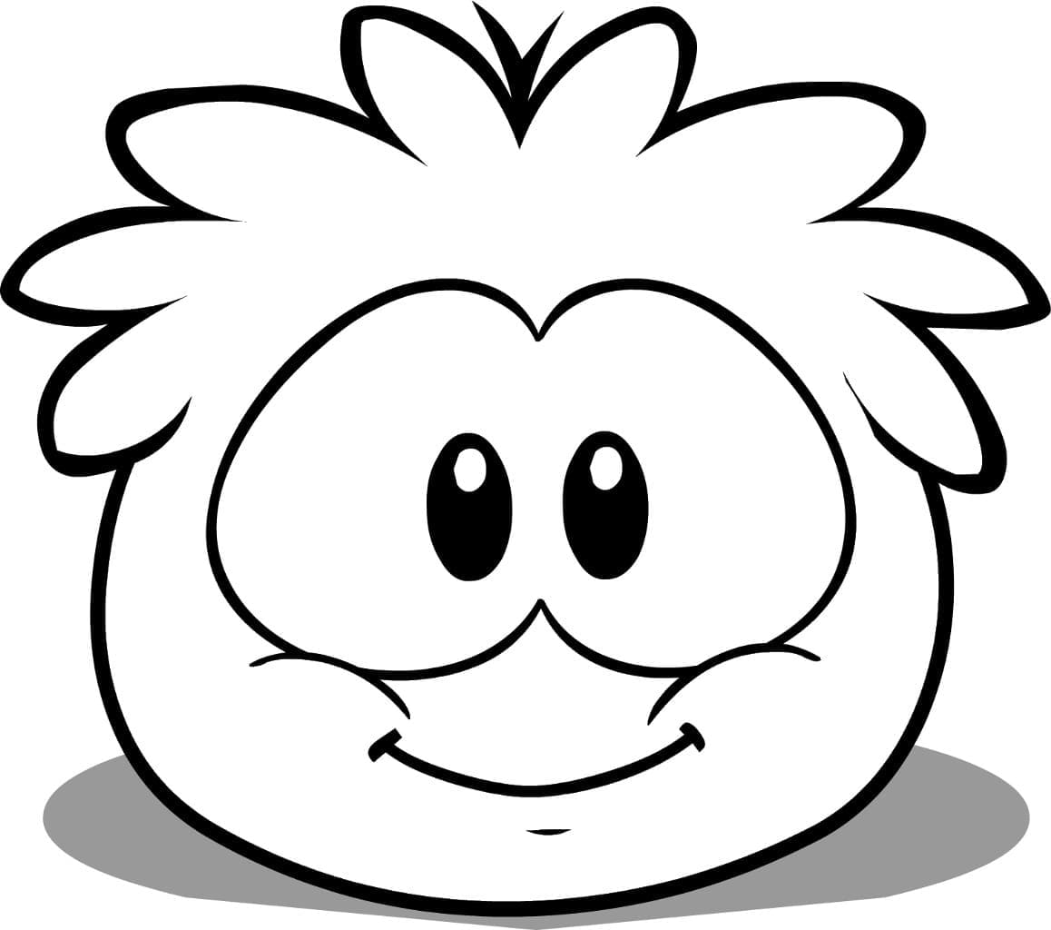 Club Penguin Puffles coloring page