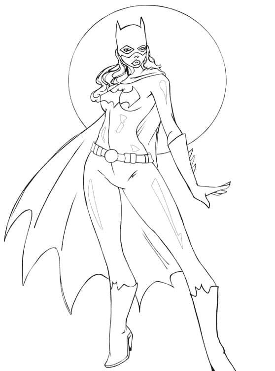 Dessin de Batgirl Gratuit coloring page
