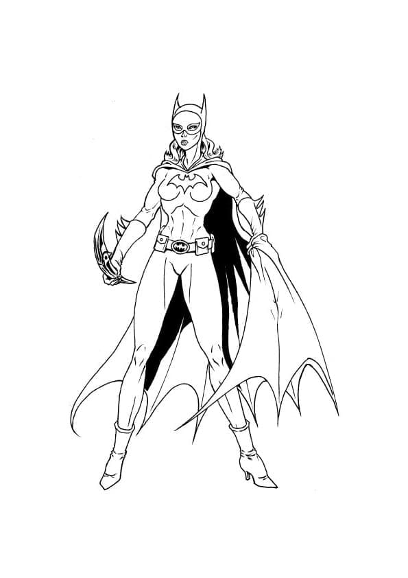 Dessin de Batgirl coloring page