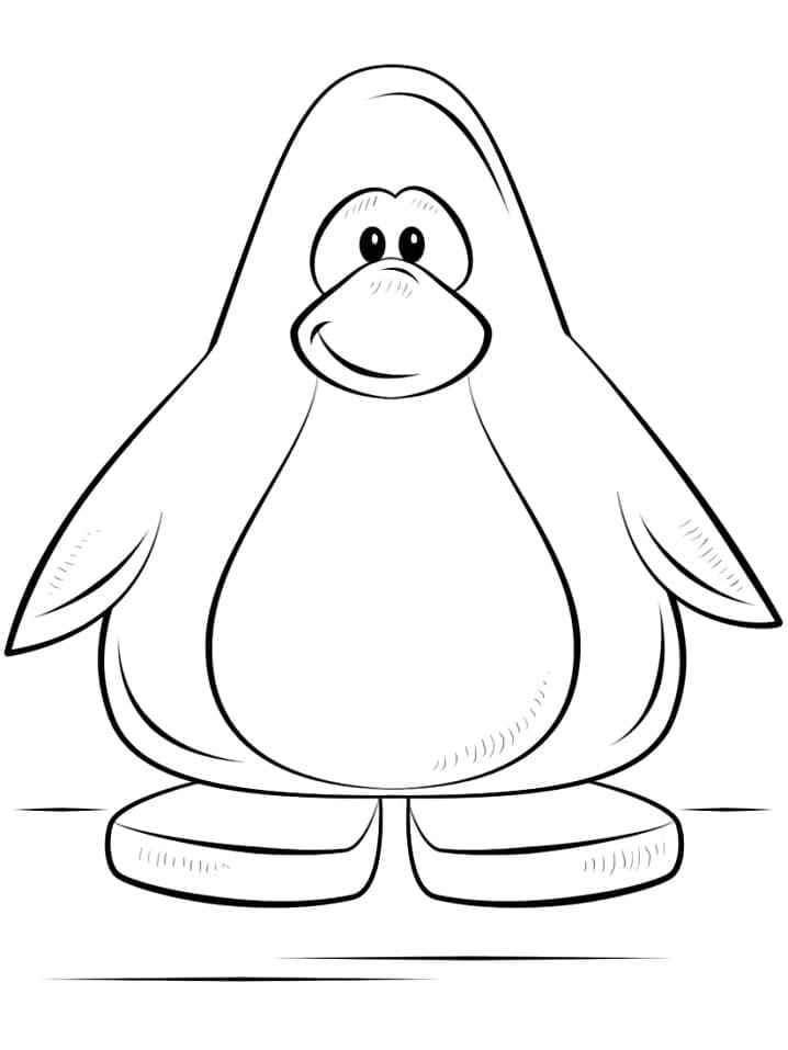 Dessin de Club Penguin Gratuit coloring page