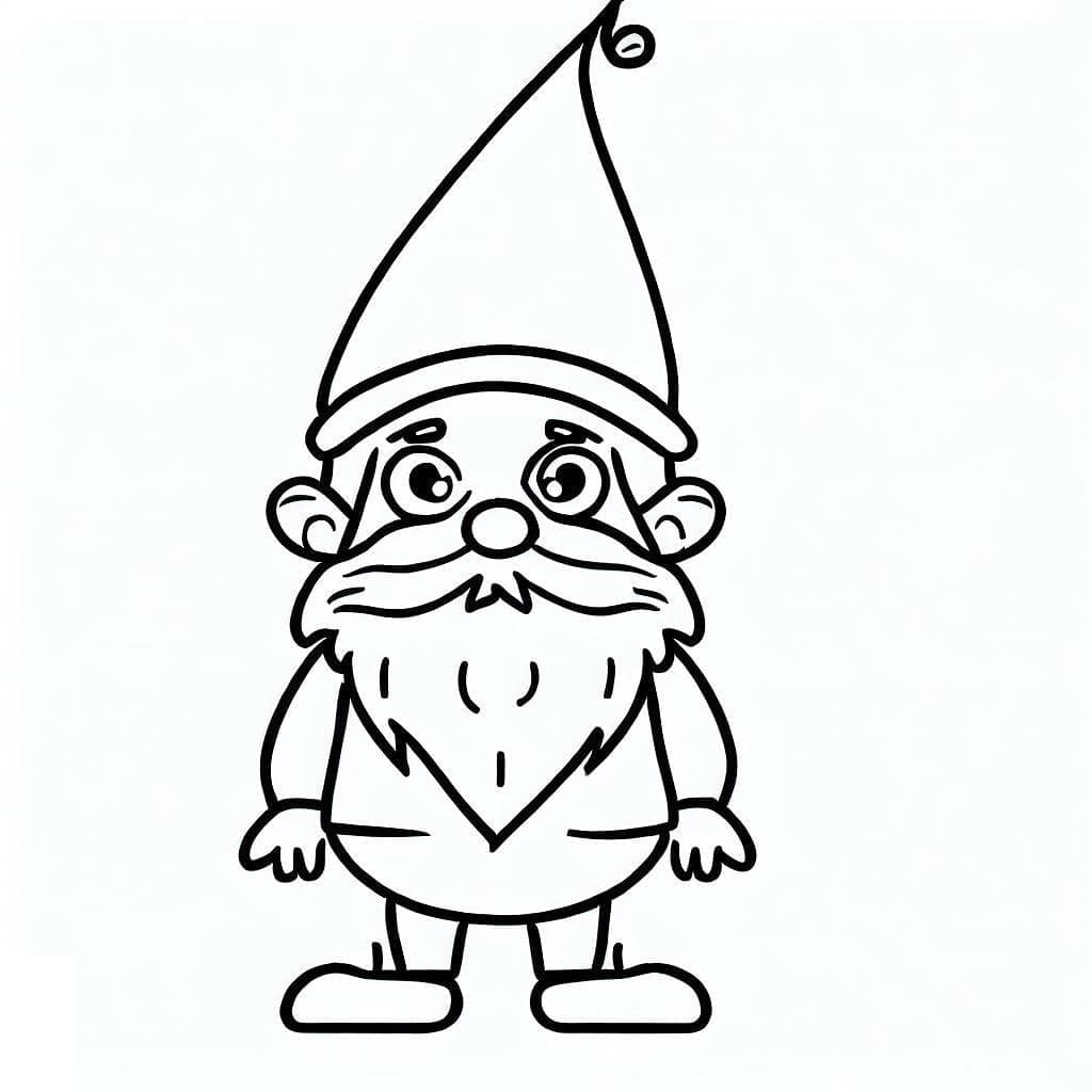 Dessin de Gnome coloring page
