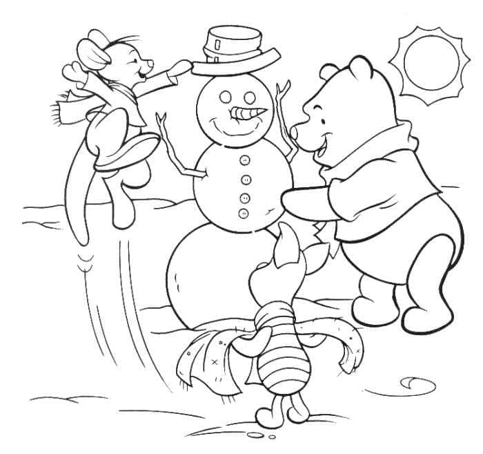 Dessin de Noël Disney Gratuit coloring page