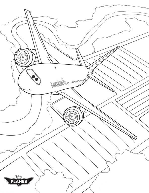 Dessin de Planes coloring page