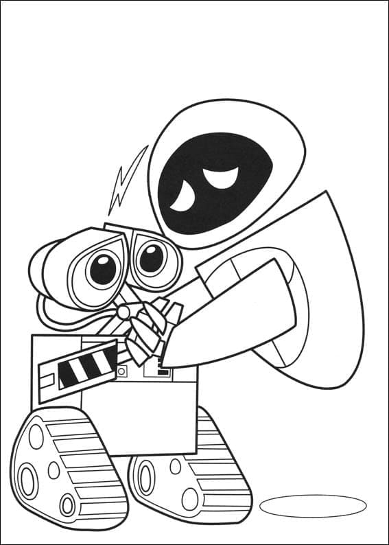 Dessin de Wall-E coloring page