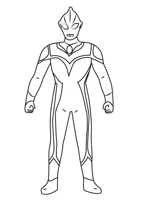 Dessin d’Ultraman coloring page