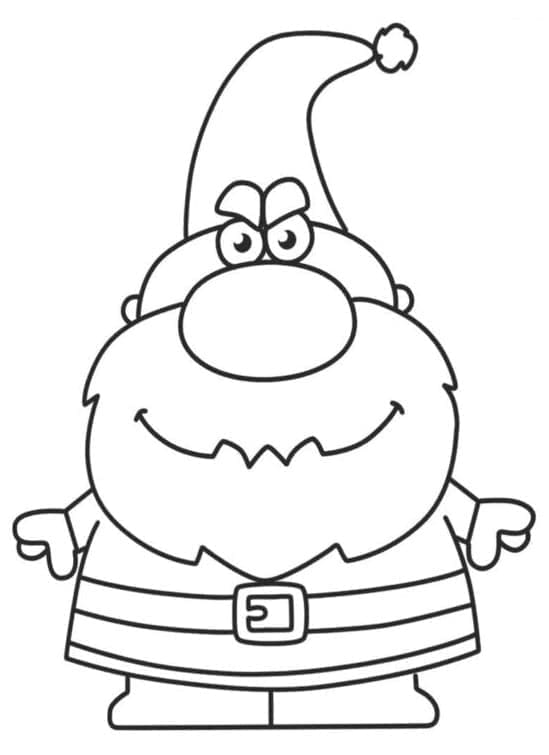 Gnome Hilarant coloring page