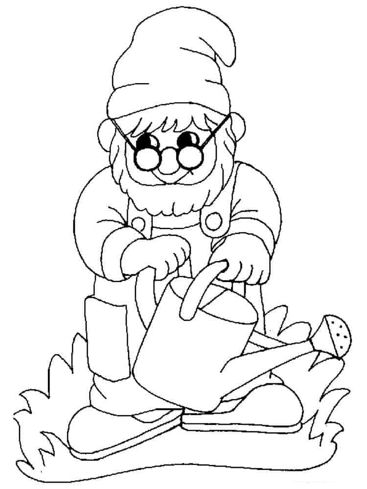 Gnome Pour les Enfants coloring page