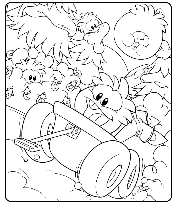 Image de Club Penguin coloring page