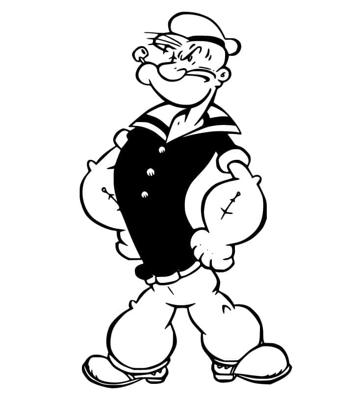 Image de Popeye coloring page
