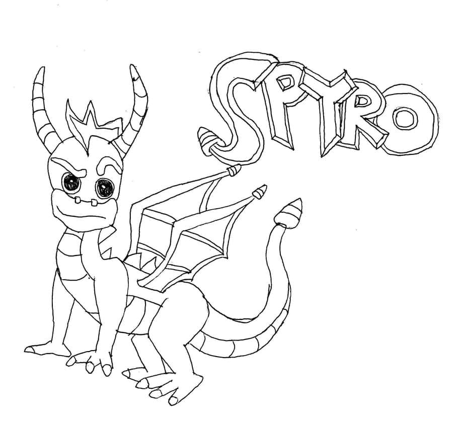 Image de Spyro coloring page