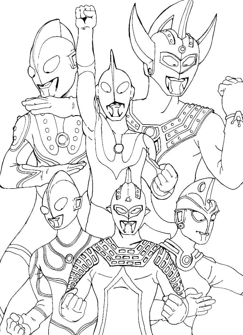 Image d’Ultraman coloring page
