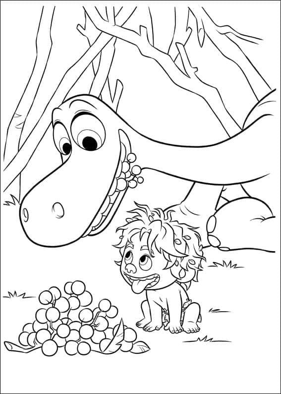 Le Voyage d’Arlo Pour Enfants coloring page