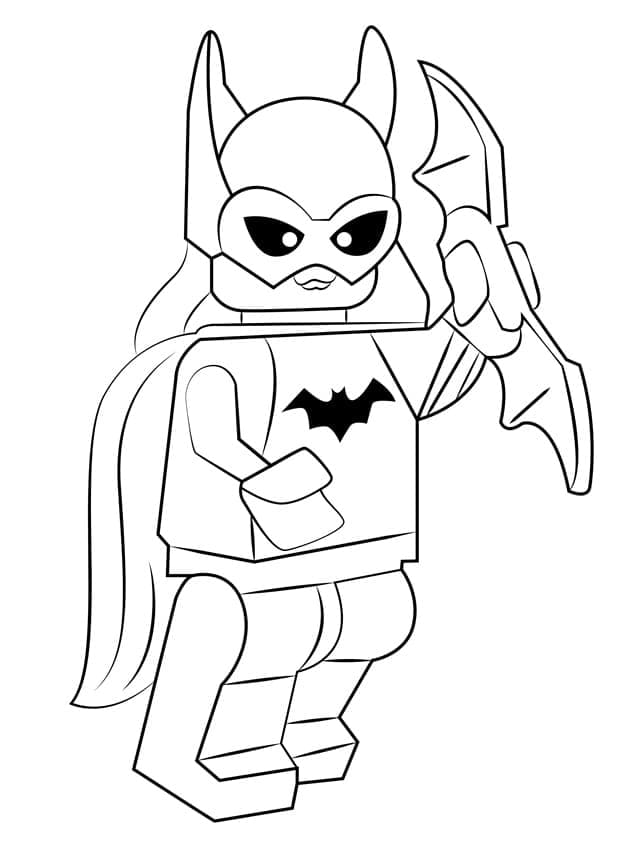 Lego Batgirl Pour les Enfants coloring page