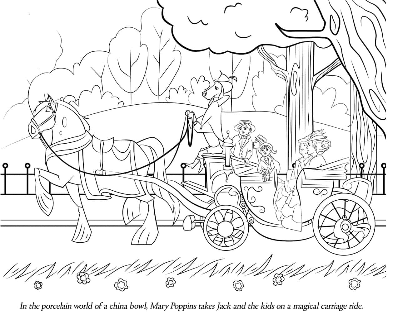 Mary Poppins 2 coloring page