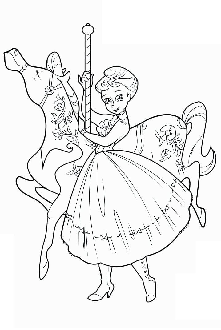 Mary Poppins très Mignonne coloring page