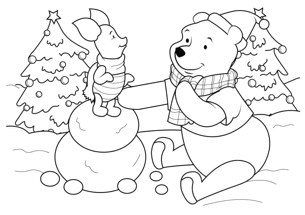 Noël Disney Gratuit Pour les Enfants coloring page