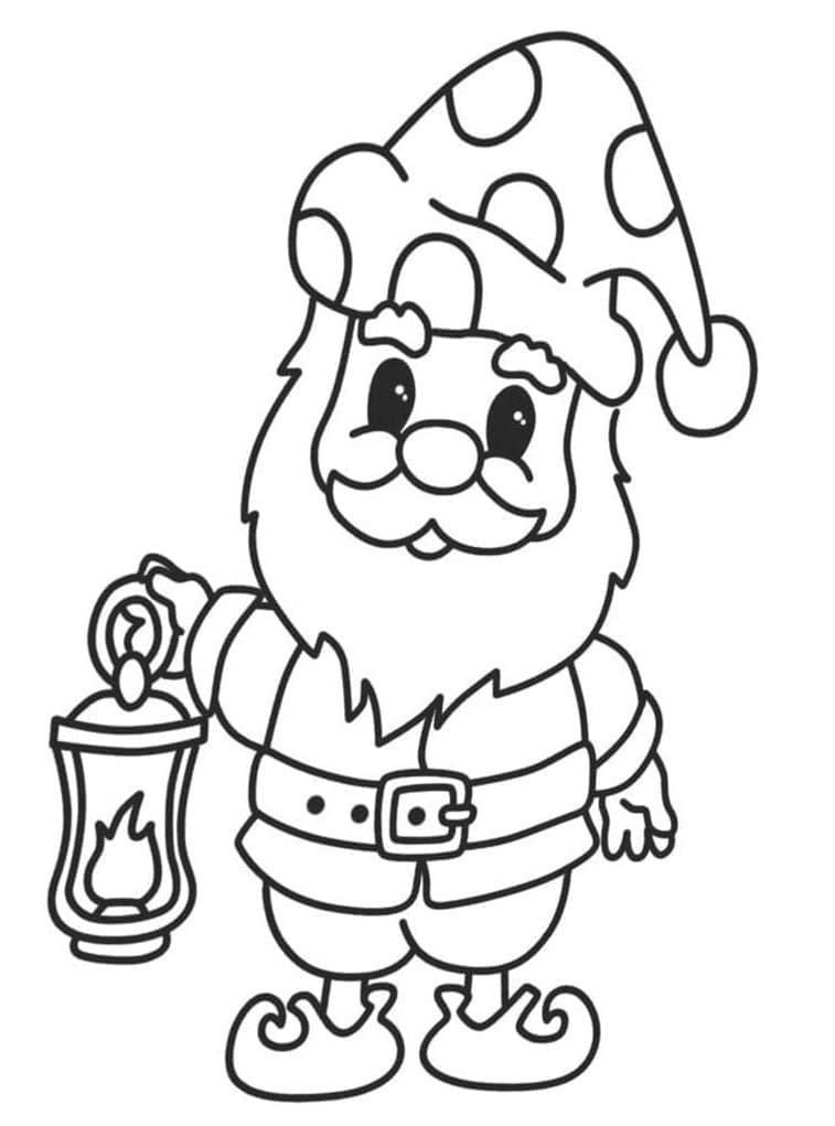 Petit Gnome coloring page