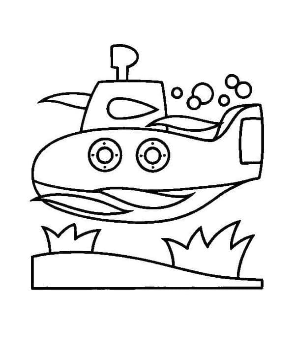 Petit Sous-marin coloring page