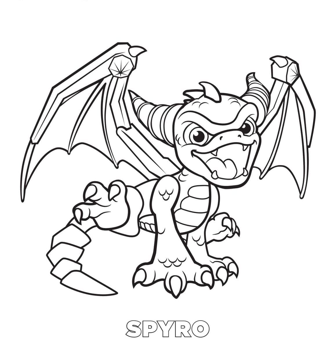 Petit Spyro coloring page