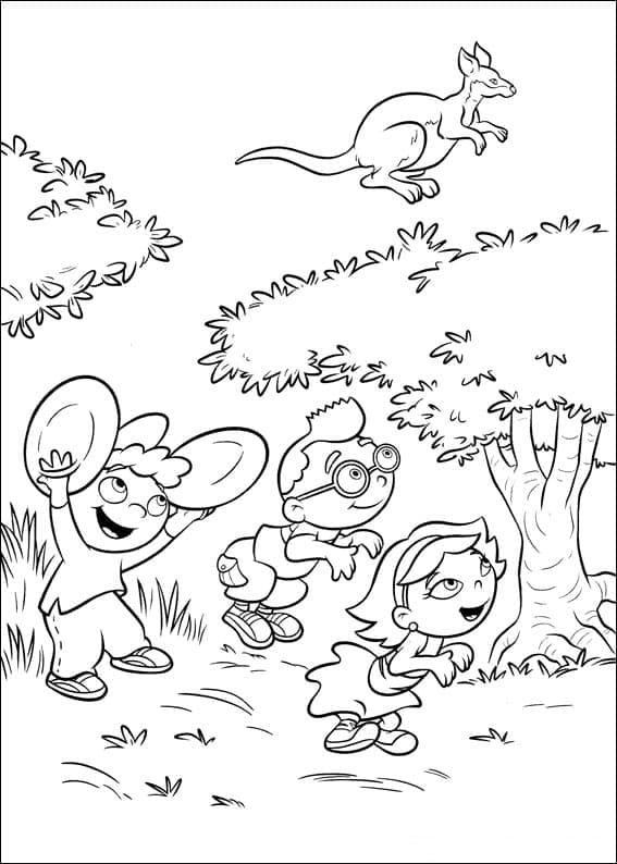 Petits Einstein 1 coloring page