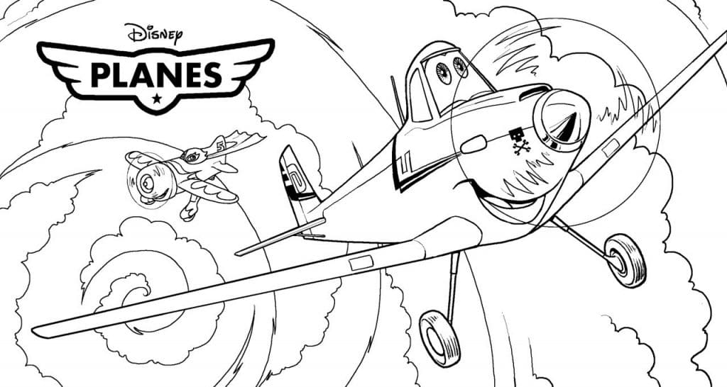 Planes Pour les Enfants coloring page