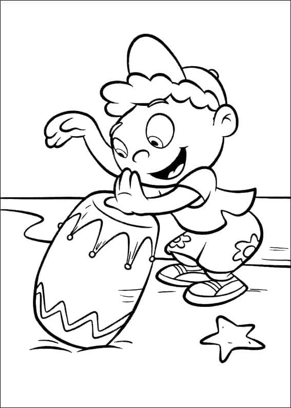 Quincy dans Petits Einstein coloring page