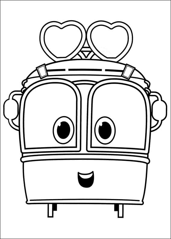 Coloriage Selly Robot Trains