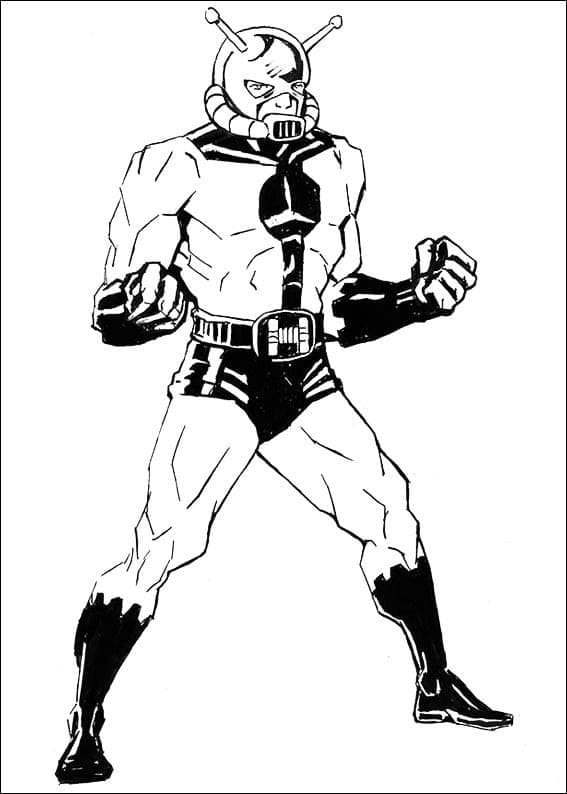 Coloriage Super-héros Ant-Man